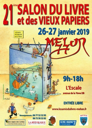 affiche A3 melun livre 2019 300